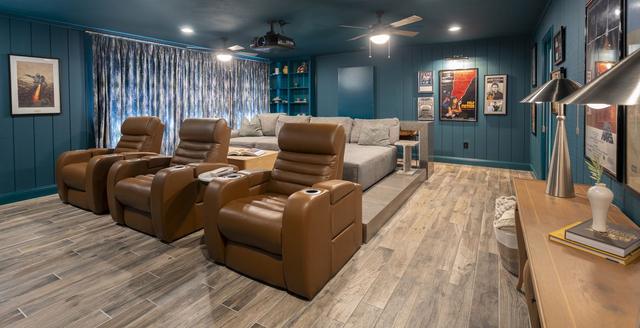 Media Room Transformation in Arlington, TX, finished remodel photo 5
