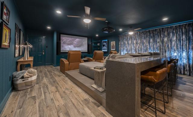 Media Room Transformation in Arlington, TX, finished remodel photo 12