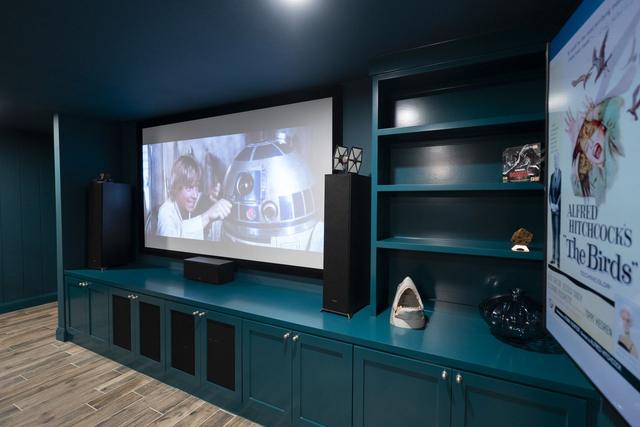 Media Room Transformation in Arlington, TX, finished remodel photo 3
