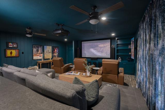 Media Room Transformation in Arlington, TX, finished remodel photo 13